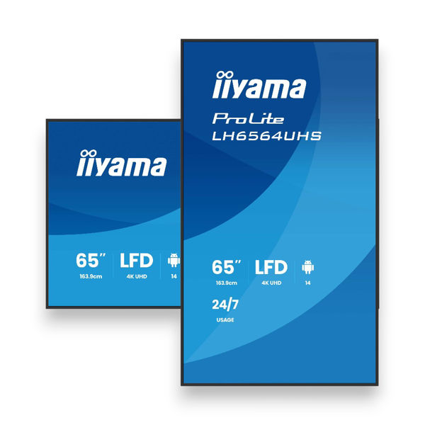 Picture of Iiyama 65 inch 4K UHD Digital Signage USB, Ethernet, Android